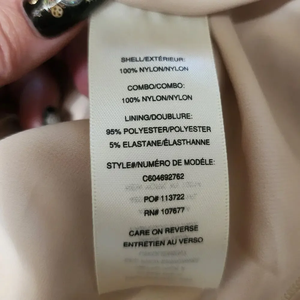 Alice + Olivia Dress Womens 6 Sequins Cocktail Party Event New Year Romantic - Picture 7 of 10